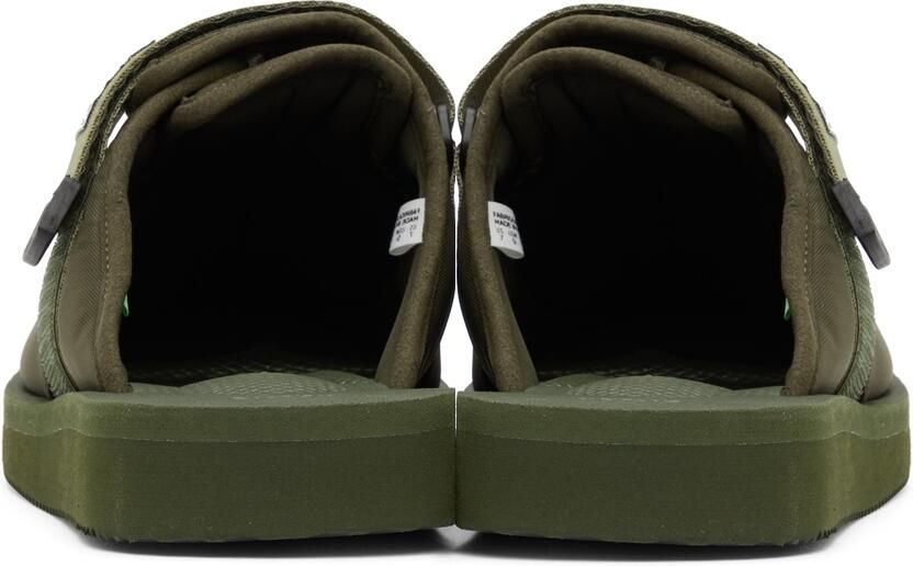 Suicoke Green ZAVO-Cab Slippers