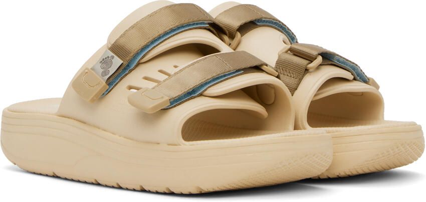 Suicoke Khaki & Beige URICH Sandals - Picture 2