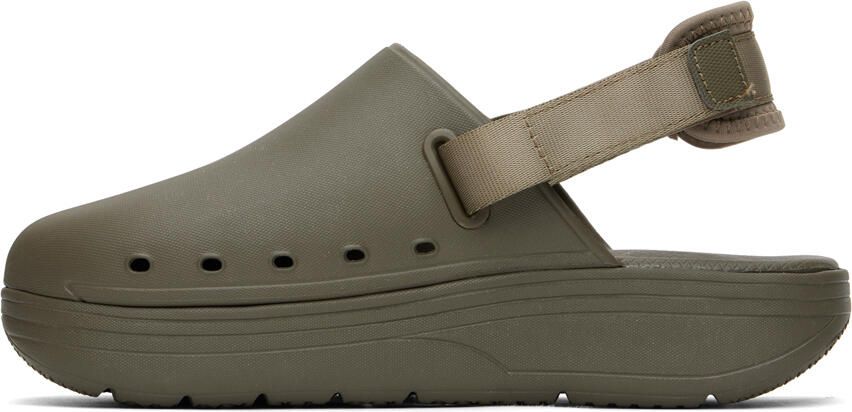 Suicoke Khaki Cappo Slippers - Picture 2