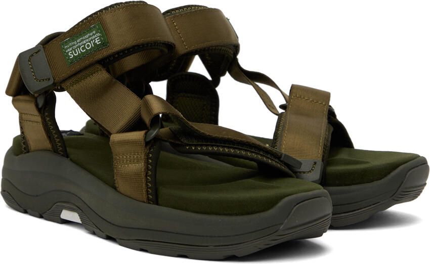 Suicoke Khaki DEPA-Run Sandals - Picture 2