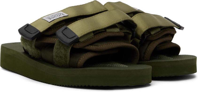 Suicoke Khaki MOTO-Cab Sandals
