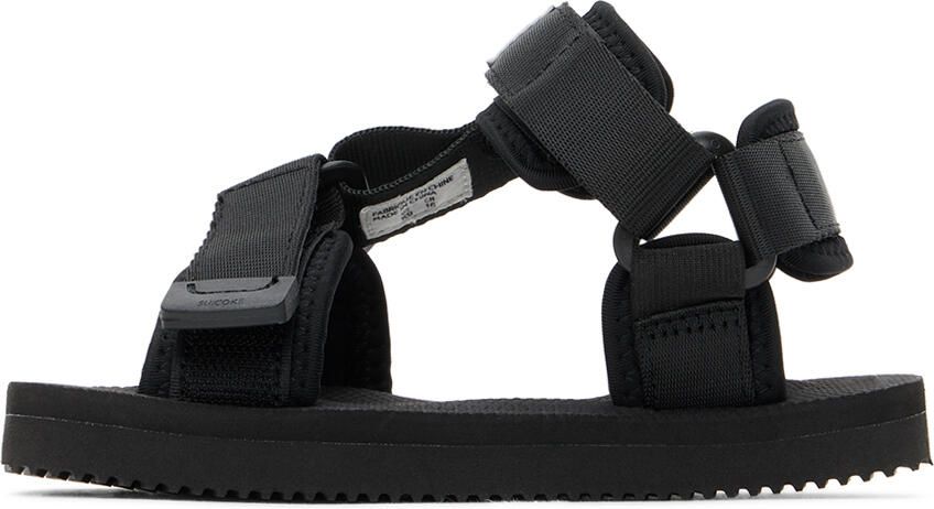 Suicoke Kids Black DEPA-2 Sandals