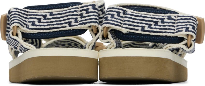 Suicoke Navy & Off-White DEPA-JC01 Sandals - Picture 3