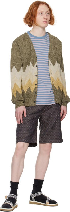 Suicoke Navy & Off-White DEPA-JC01 Sandals - Picture 4