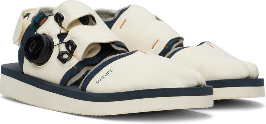 Suicoke Navy & Off-White HAKU-ab Sandals - Picture 2