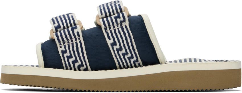 Suicoke Navy & Off-White MOTO-JC01 Sandals - Picture 3