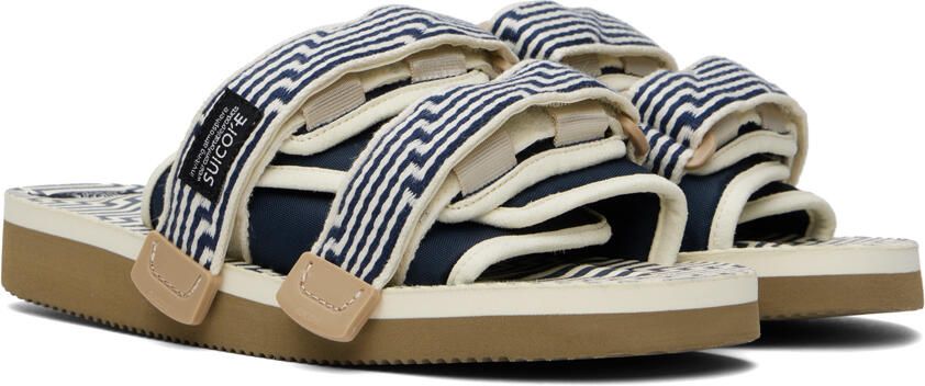 Suicoke Navy & Off-White MOTO-JC01 Sandals - Picture 2