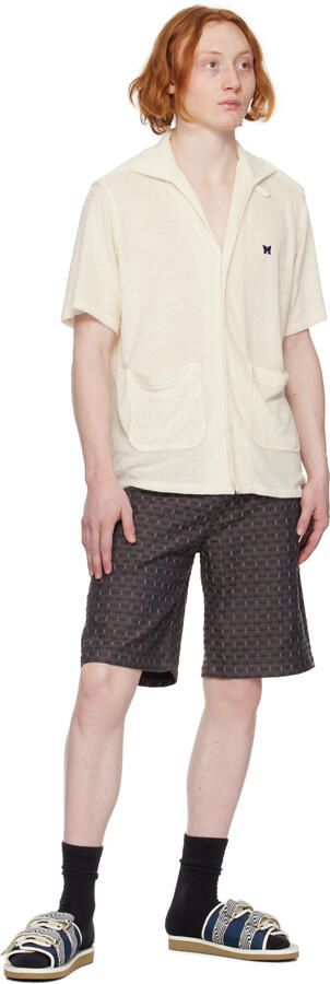 Suicoke Navy & Off-White MOTO-JC01 Sandals - Picture 4