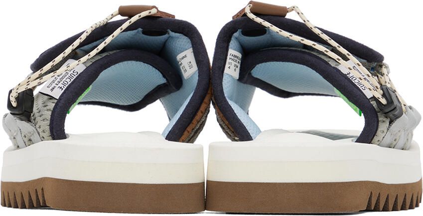 Suicoke Navy & White OG-195-2ab Sandals