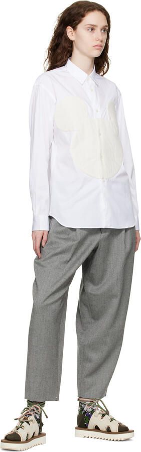 Suicoke Off-White & Brown RAY-ab Sandals - Picture 8