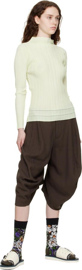 Suicoke Off-White & Navy LETA-ab Sandals - Picture 5