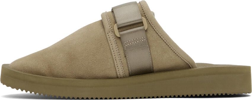 Suicoke Taupe ZAVO-Mab Slippers - Picture 3