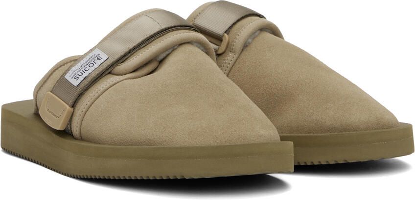 Suicoke Taupe ZAVO-Mab Slippers - Picture 2