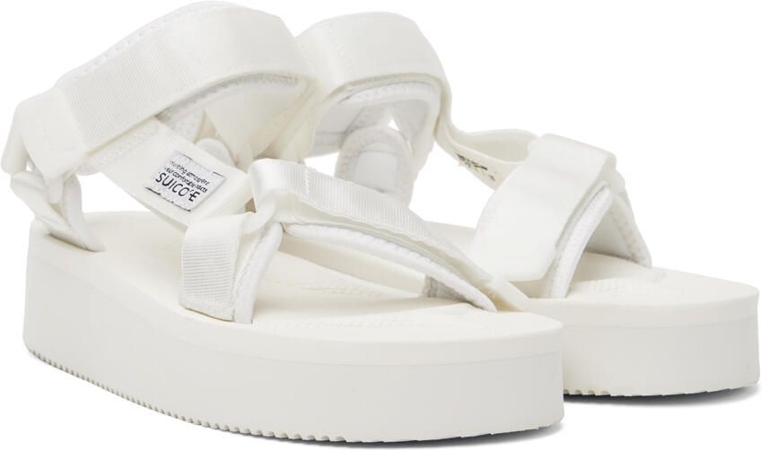 Suicoke White DEPA-2PO Sandals - Picture 2
