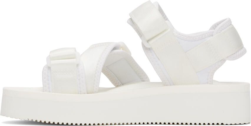 Suicoke White KISEE-PO Sandals - Picture 3