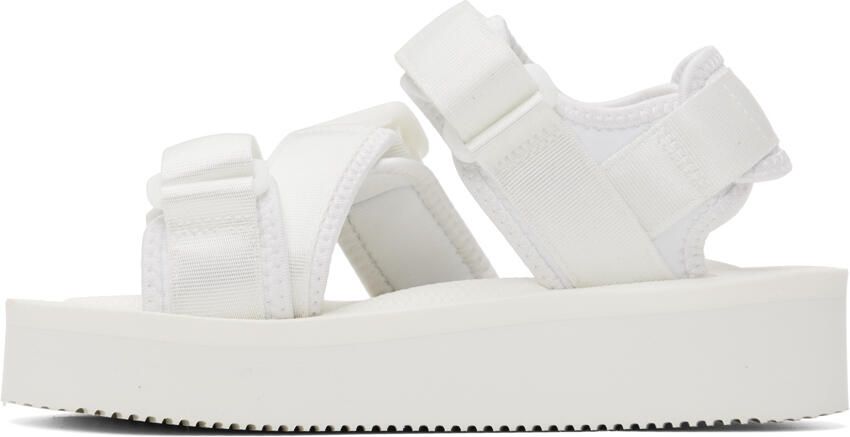 Suicoke White KISEE-PO Sandals - Picture 3