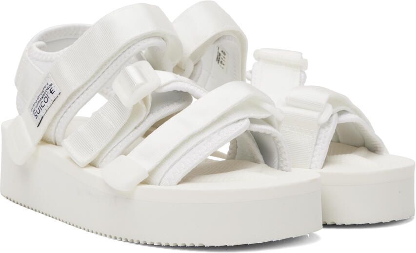 Suicoke White KISEE-PO Sandals - Picture 2