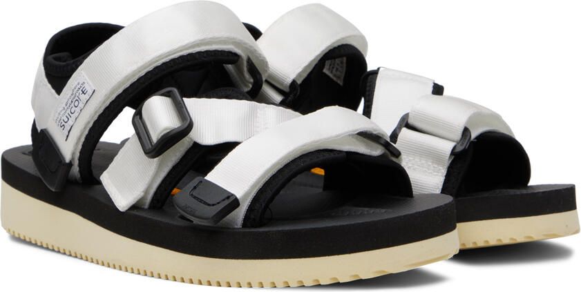 Suicoke White KISEE-V Sandals - Picture 2