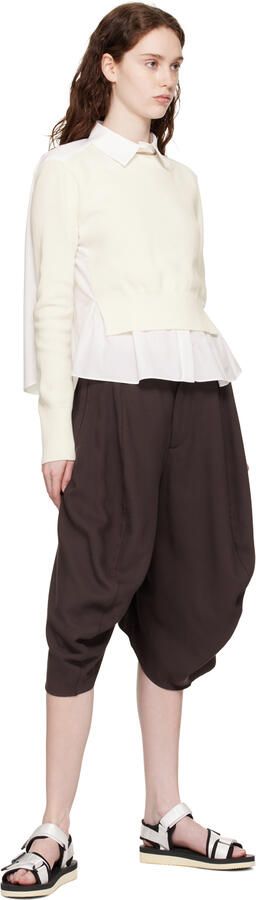 Suicoke White KISEE-V Sandals - Picture 4