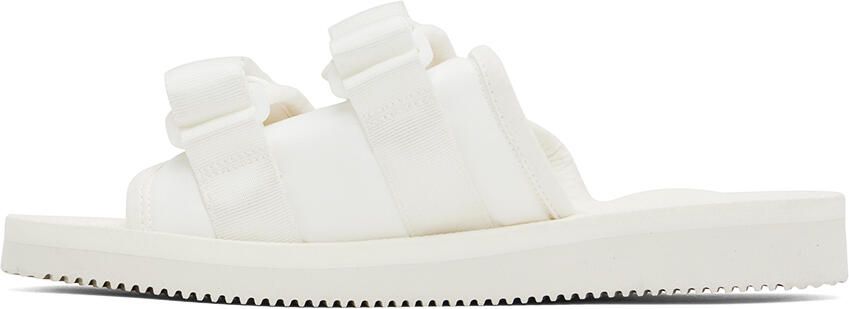 Suicoke White MOTO-Cab Sandals - Picture 3