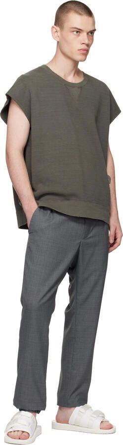 Suicoke White MOTO-Cab Sandals - Picture 4