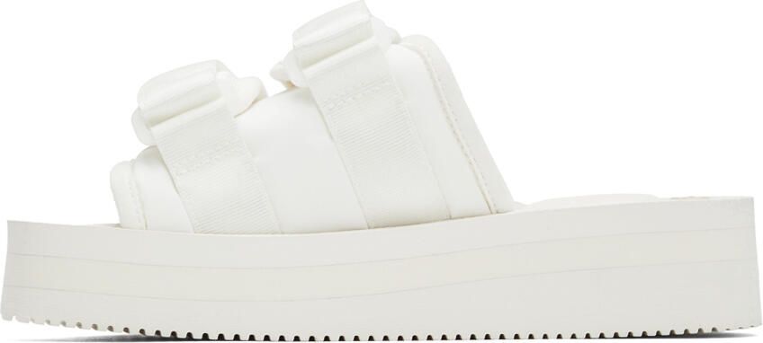 Suicoke White MOTO-VPO Sandals - Picture 3