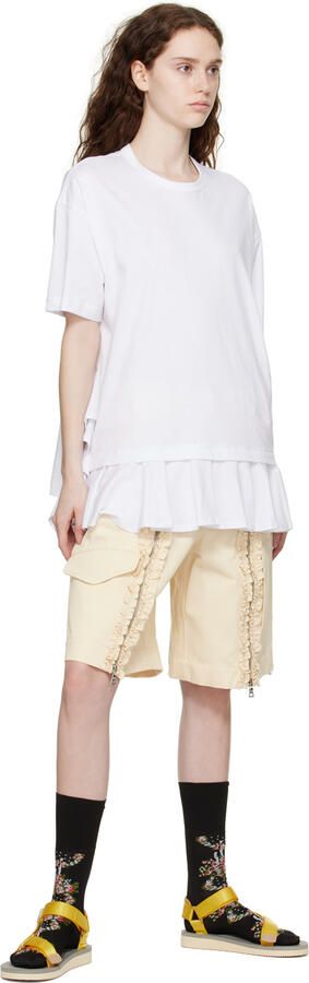 Suicoke Yellow & Beige DEPA-Cab Sandals - Picture 8