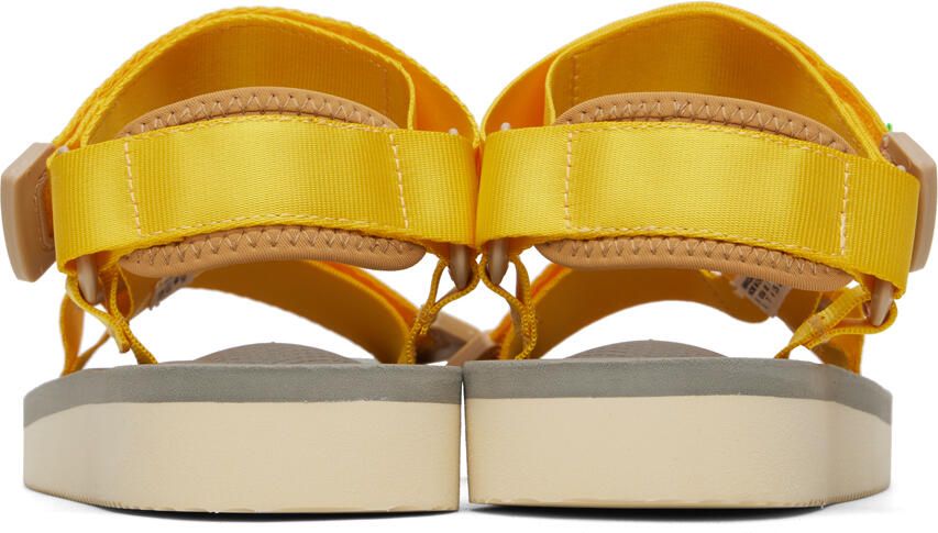 Suicoke Yellow & Beige DEPA-Cab Sandals