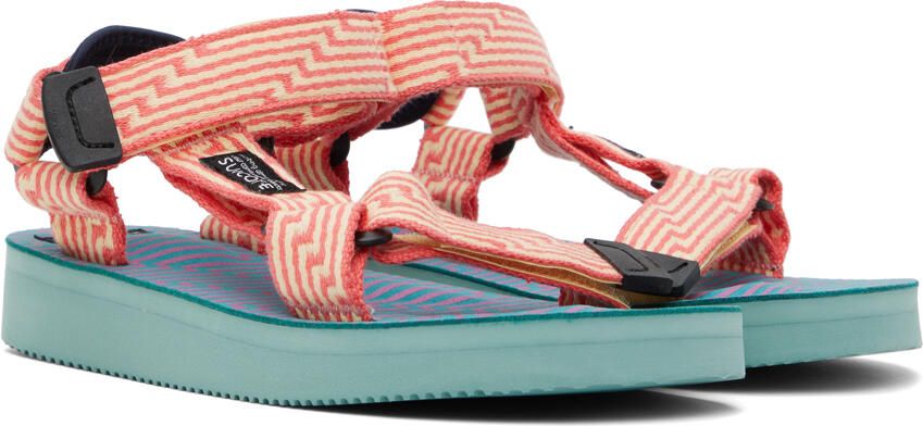 Suicoke Yellow & Pink DEPA-JC01 Sandals - Picture 5