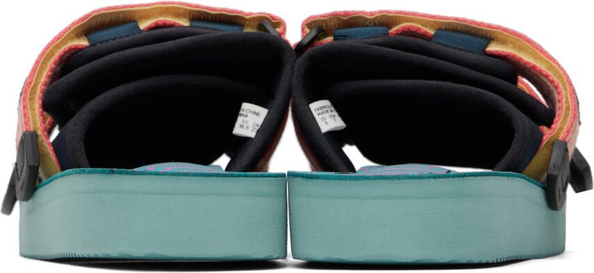 Suicoke Yellow & Pink MOTO-JC01 Sandals
