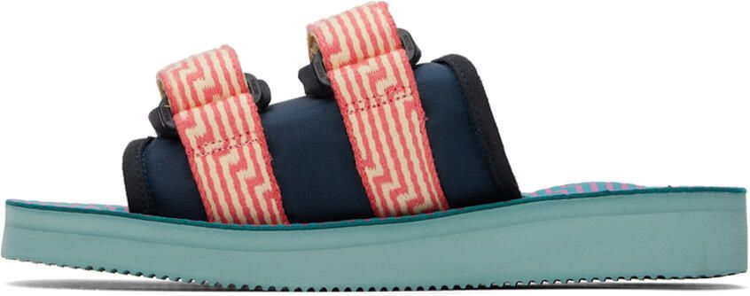 Suicoke Yellow & Pink MOTO-JC01 Sandals - Picture 3