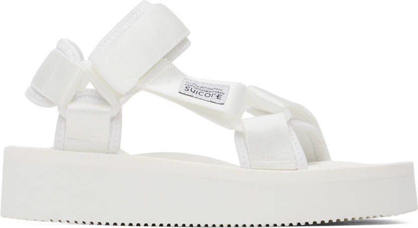 Suicoke White DEPA-2PO Sandals