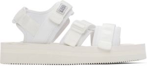 Suicoke White KISEE-VPO Sandals