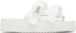 Suicoke White MOTO-VPO Sandals