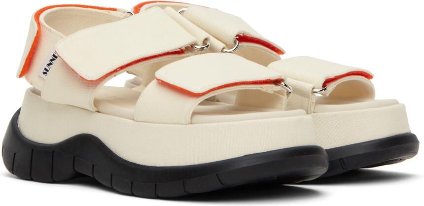 SUNNEI SSENSE Exclusive White Platform Sandals - Picture 2