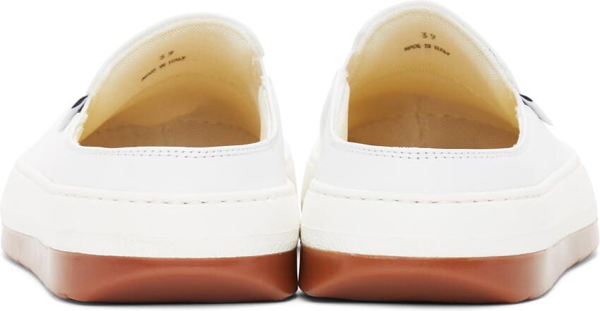 SUNNEI White Leather Dreamy Sabot Sneakers - Picture 2