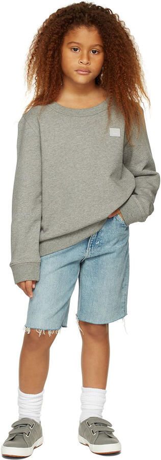 Superga Kids Grey Classic Velcro Sneakers - Picture 3