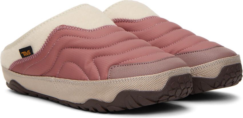 Teva Beige & Red ReEmber Terrain Slippers - Picture 2