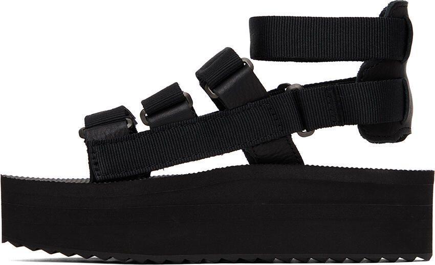Teva Black Flatform Mevia Sandals - Picture 4