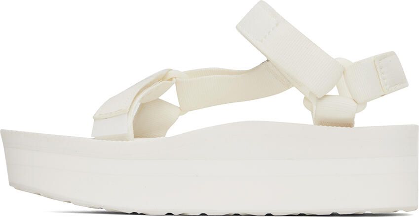 Teva White Flatform Universal Sandals - Picture 3