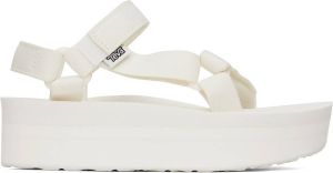 Teva White Flatform Universal Sandals