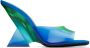 The Attico Blue Cheope Heeled Mules - Thumbnail 1