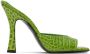 The Attico Green Anais Heeled Sandals - Thumbnail 1