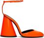 The Attico Orange Luz Heels - Thumbnail 1