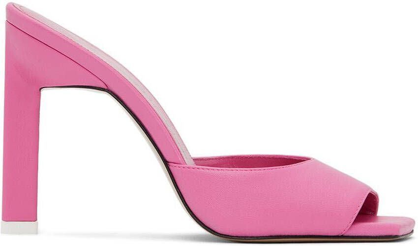 The Attico Pink Kaia Heeled Sandals