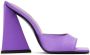 The Attico Purple Devon Heeled Sandals - Thumbnail 1