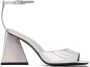 The Attico Silver Piper Heeled Sandals - Thumbnail 1