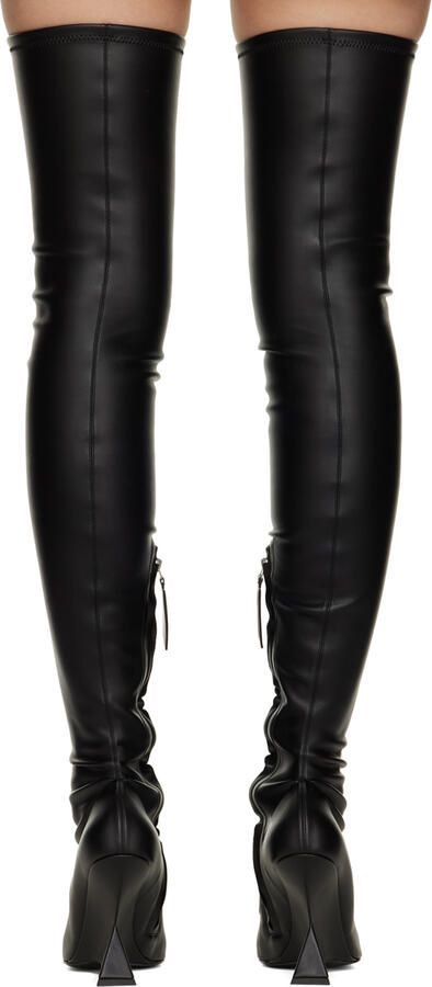 The Attico Black Cheope Boots