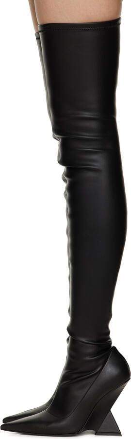 The Attico Black Cheope Boots - Picture 3