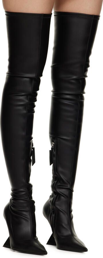 The Attico Black Cheope Boots - Picture 2
